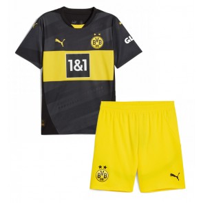 Borussia Dortmund Gostujuci Dres za Dječji 2024-25 Kratak Rukavima (+ kratke hlače)